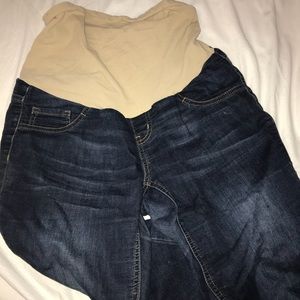 Full panel skinny maternity jeans